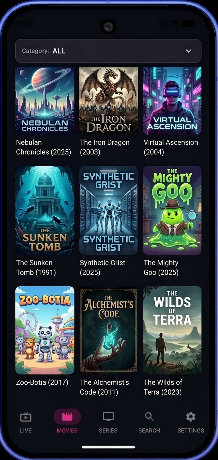 NyxoPlay on a phone