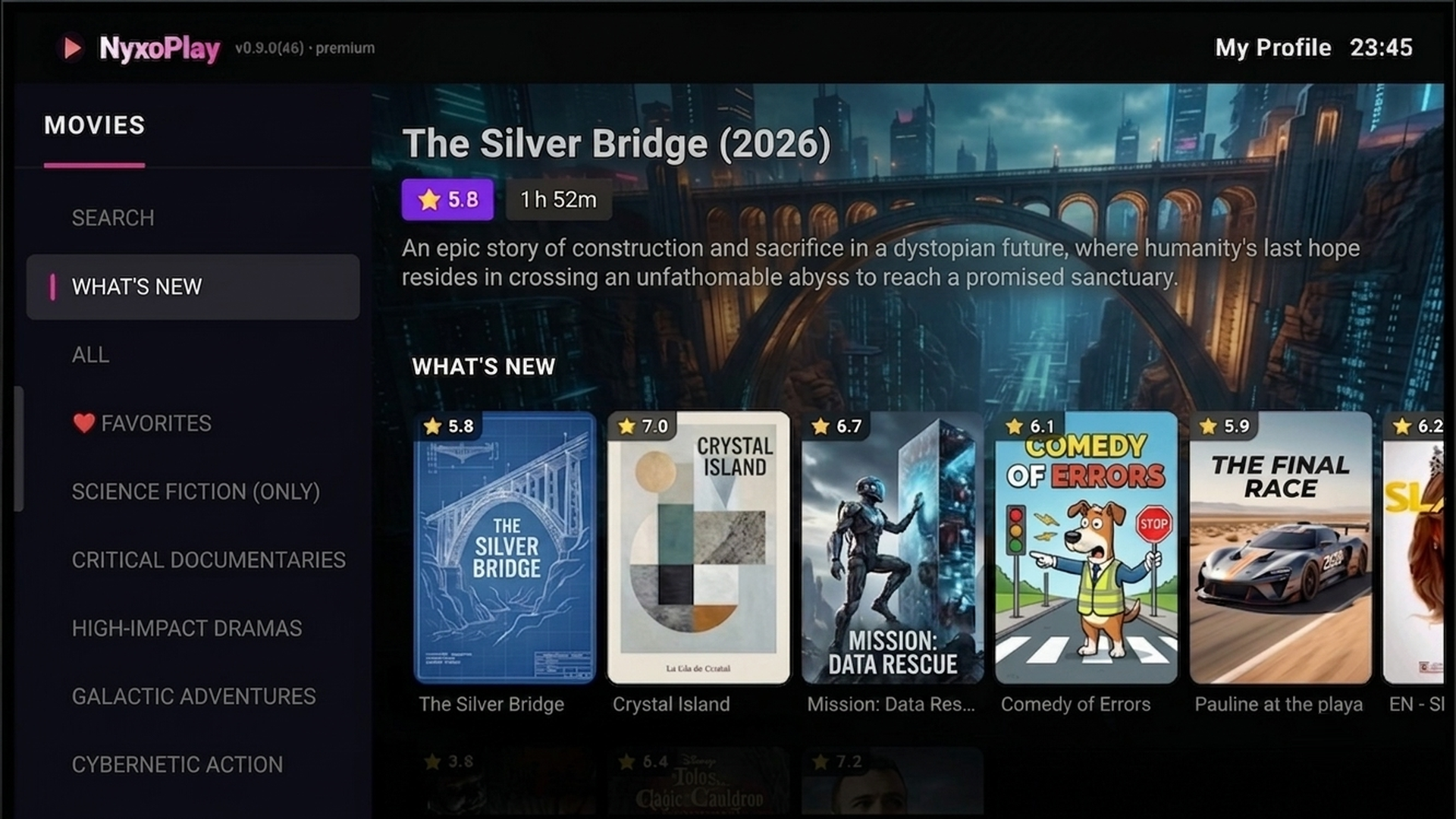 NyxoPlay on Android TV